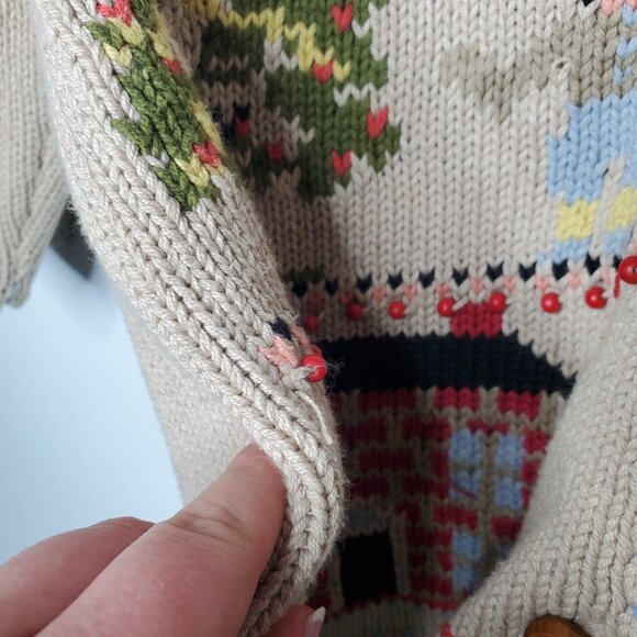 All Week Long Womens Homestead Farmhouse Amish Cardigan Size M Cottage Core - Picture 6 of 11